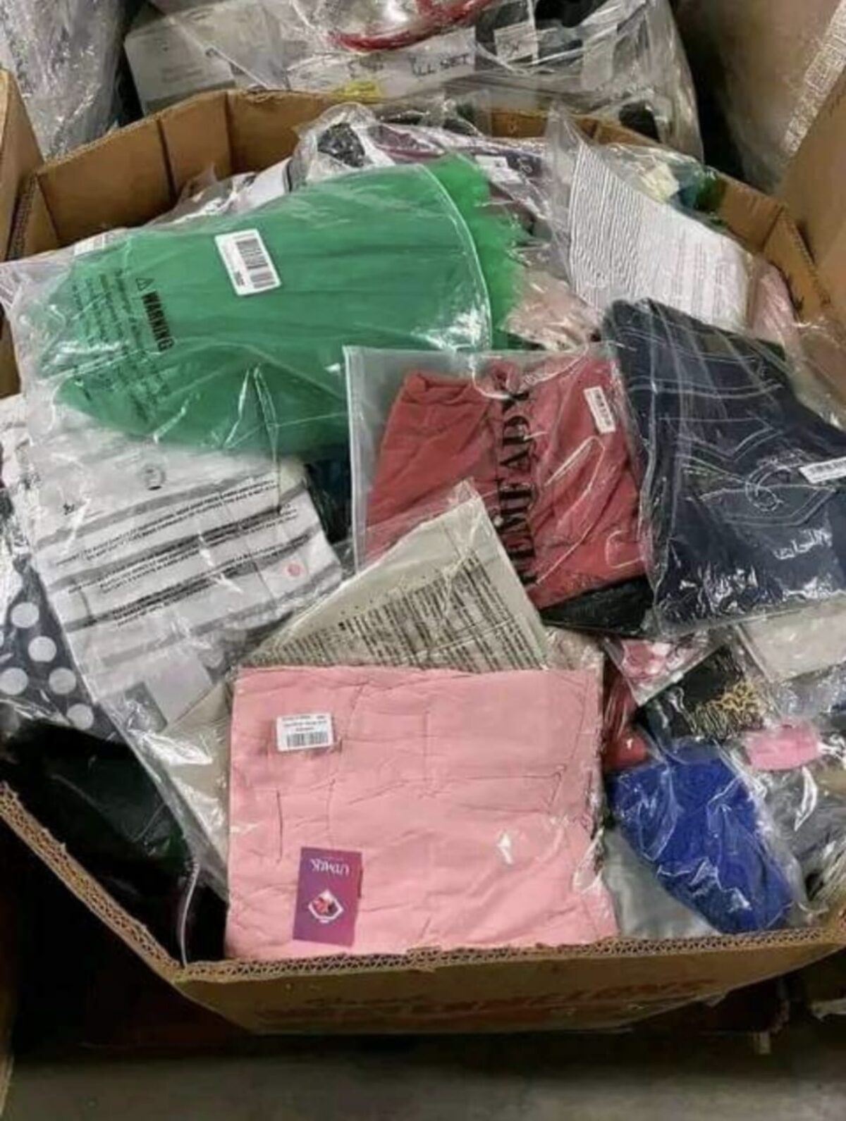 Wholesale Women's clothing pallets