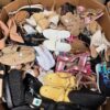 Female shoes pallets for sale