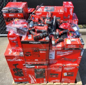 Milwaukee tool pallets for sale