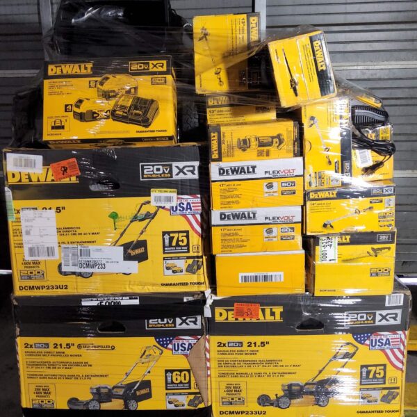 DeWalt return pallets DeWalt return pallets