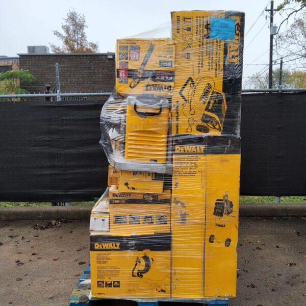 Home Depot tool return pallets