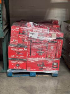 Truckload Milwaukee Tools Pallets