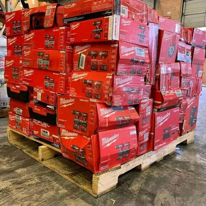 Home Depot Milwaukee return pallets