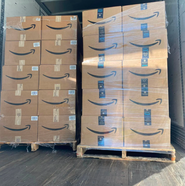Truckload Amazon mystrery box pallets