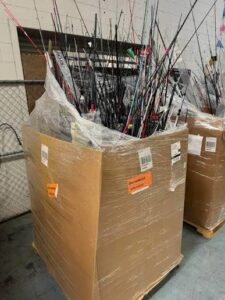 Fishing gears pallets